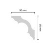 DECOSA Sonja A50 Interior Corner Moulding Profile 2 Strips Approx.