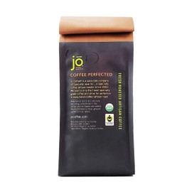 SMOOTH JO DECAF: 12 oz. Organic Dark French Roast Ground Coffee, Swiss Water Process, Rich, Creamy, Fair Trade Certified, 100% Arabica Coffee, USDA Certified Organic, NON-GMO, Gluten & Chemical Free
