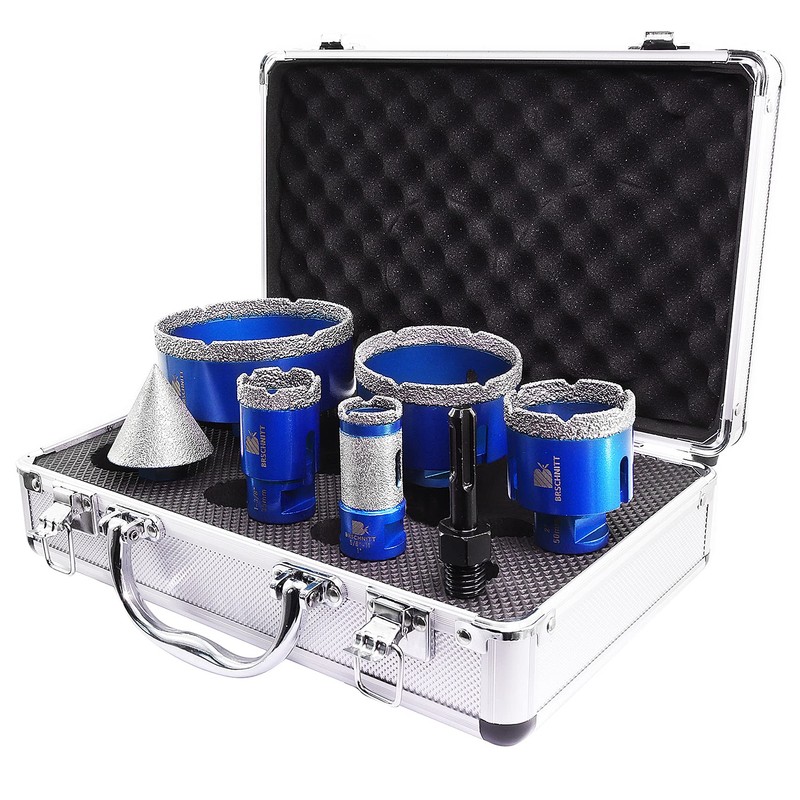 Diamond Core Drill Bit Set for Porcelain Tile Ceramic Marble