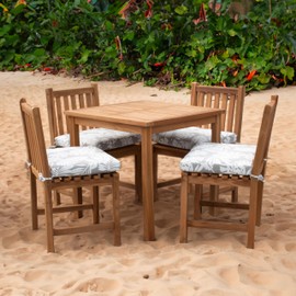 Tommy Bahama Dining Chair Cushion, 20" X 19" X 2.5", Tropical Chrome