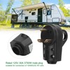 30A Male Plug Electrical Adapter with Ergonomic Grip Handle for