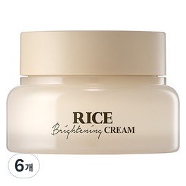 Skinfood Rice Brightening Cream, 6 pieces, 60ml / 스킨푸드 라이스 브라이트닝 크림, 6개, 60ml