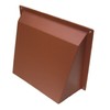 Terracotta Hooded Cowl 9" x 9" Vent Cover for Air