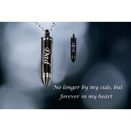 MEMORIALU Grandma Bullet Urn Necklaces for Ashes Cross Celtic Cremation Jewelry Keepsake Memorial Pendant