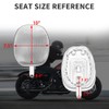 DREAMIZER Motorcycle Rear Seat Cushion Passenger Pillion Saddle Pads Compatible
