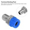 100Pcs 4mm Banana Plug Socket Binding Post Wire Connector Terminal
