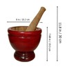 SellerGiveOrBuy 8 inches Thai Mortar Pestle Grinding Cookware Thai Food