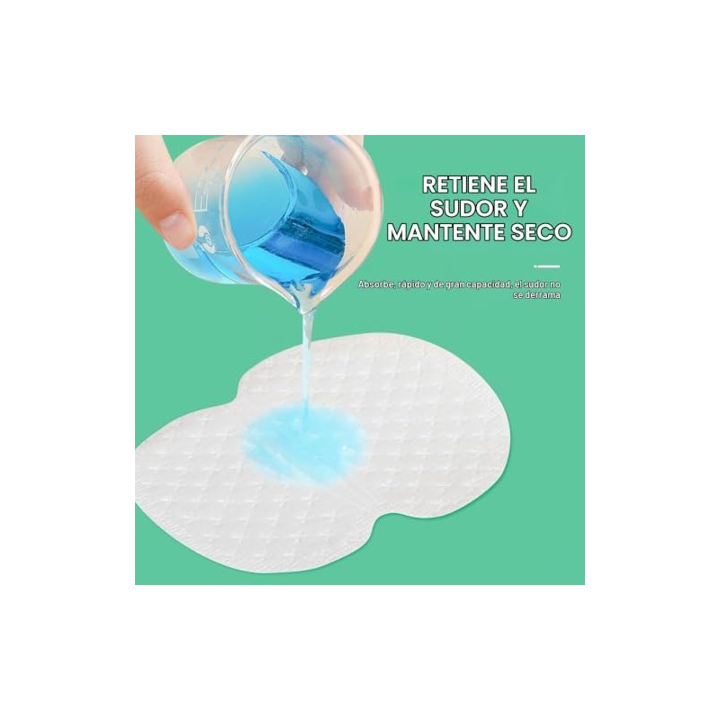 100 Pcs Almohadillas Absorbentes Desechables para el Sudor en Las