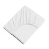 Oxford Homeware White King Size Fitted Sheets -100% Brushed Microfibre