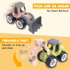 Afenau Sand Toy Vehicles, Pack of 4 Sandpit Vehicles with