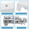 GB5-1 4-1/2 Inch Intersystem Bonding Bridge with White Plastic Cover