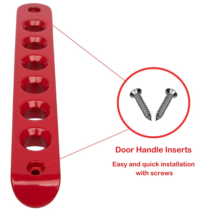 Side Door handle insert Grab Handle & Push Button Knobs