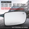 G-PLUS Side Mirror Glass Right Passenger Side Compatible with Chrysler