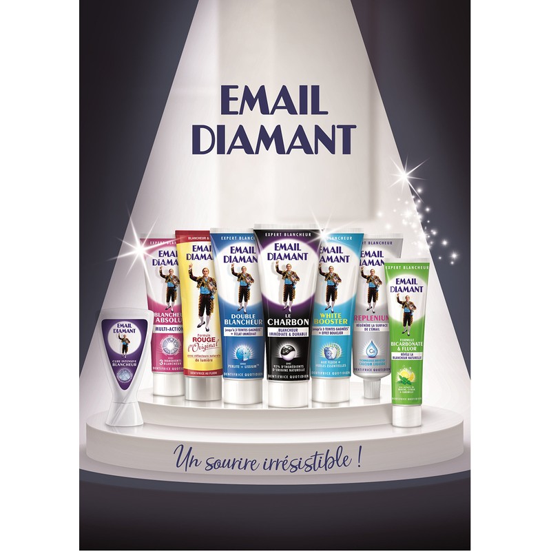 Email Diamant - Double Blancher Toothpaste 75ml - Pack of