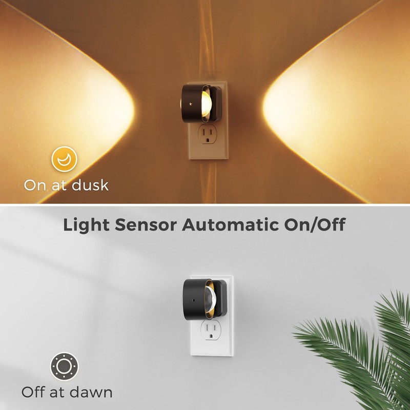 L LOHAS LED Night Light Projector, Night Lights Plug into