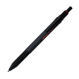 rOtring 600 3 in 1 Multicolor Pen Mechanical Pencil Black Brass Body