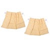 2Pcs Grid Design Anti Ultraviolet Car Curtain Side Car Window