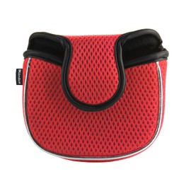 Andux Golf Putter Cover Square Mesh Putter Headcover MT/TG14 (Red)