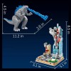 Unbranded Dinosaur 493 Pcs Building Blocks Set,Car Home Decoration for