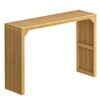MODCART 46" Solid Wood Console Table, Nature Console Tables for