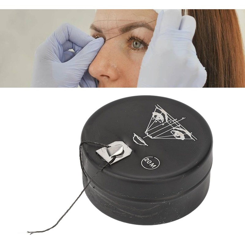 Hilo de Mapeo de Cejas Preentintado de 65,6 Pies, Hilo