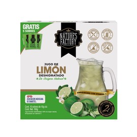 Nature's Factory Jugo de Limón Deshidratado, Natural, 100 g
