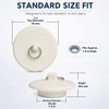 Rubber Tub Stopper, 2 Pack Bathtub Drain Plug for 1.5"