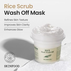 Skin Food Rice Mask Wash Off, 100g