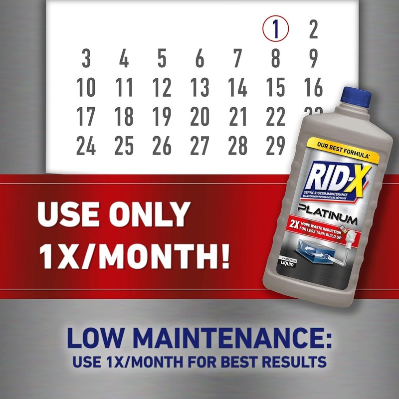Rid-X® Professional Platinum Septic System Maintenance - Liquid 24 oz.