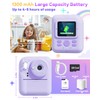 Pussan Kids Camera Instant Print, 1080P Instant Print Camera Toys