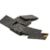 Valo VT00900_1-3 Plastic Rubber Granulate Patio Pad Weatherproof for Balcony,