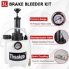 Bleeding Kit, 3L Pneumatic Brake Fluid Bleeder One Person Tool