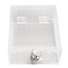 Thermostat Lock Box Transparent Acrylic Universal Clear Cover with 2