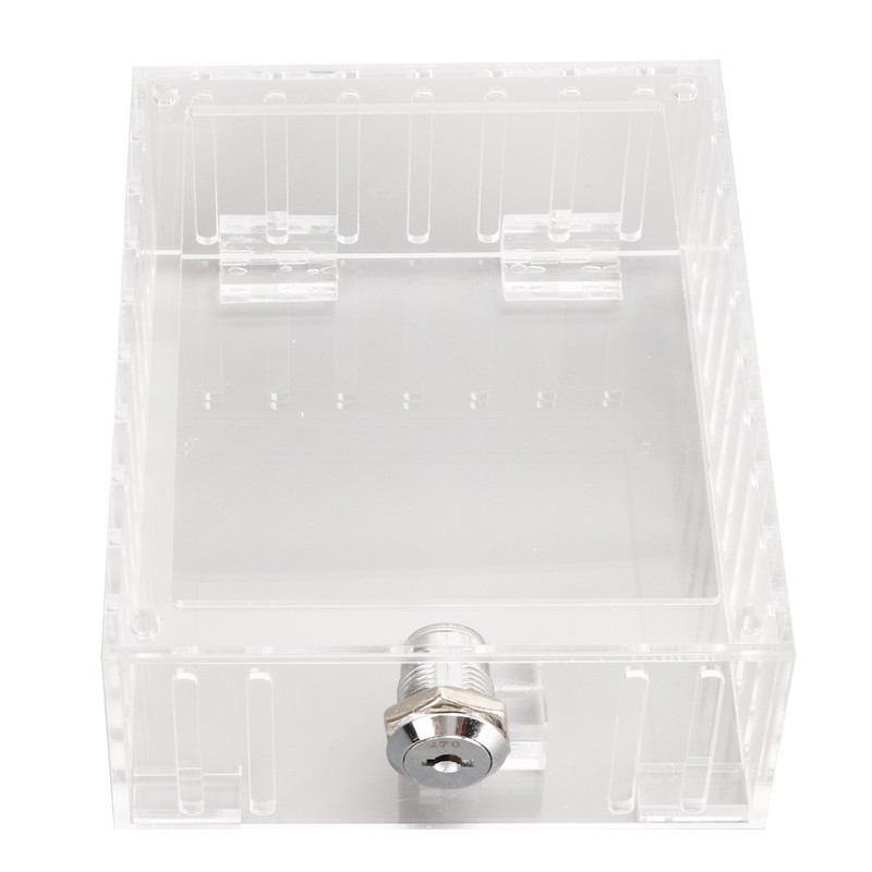 Thermostat Lock Box Transparent Acrylic Universal Clear Cover with 2