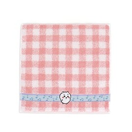 Chiikawa 41-1050070 Musical Notes Towel Handkerchief, Pink, Pile, Cute, Approx. 9.8 x 9.8 inches (25 x 25 cm)