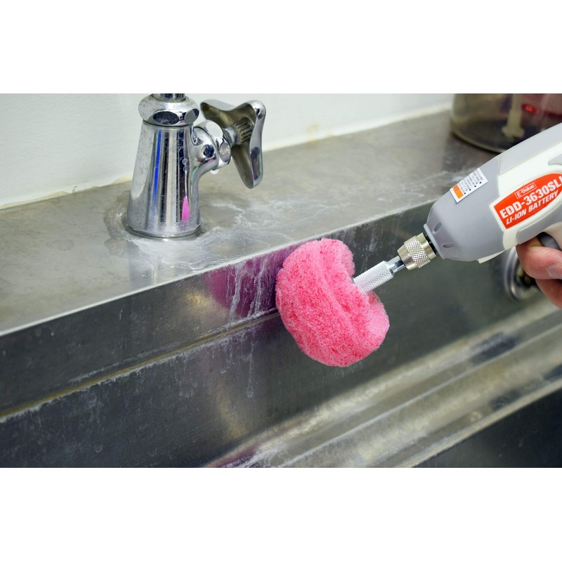 SK11 Cleaning Afro-kun Hexagonal Shaft for Electric Drill/Impact Driver, Soft