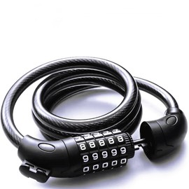 QIALAI 1 Bicycle combinationlock + lockframe, Alloy Chain Lock, Lightweight Anti-Theft Lock, Suitable for Anti-Theft Locking scenarios of Bicycles, Electric Bikes and Other Vehicles.