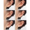 swars Earrings, Women's Premium Zirconia, 925 Silver, Men's, 4 Prongs,