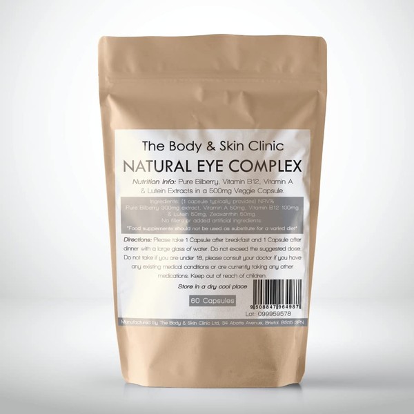 Eye Complex 5: Lutein, Zeaxanthin, Bilberry, Vitamin A, Vitamin B12