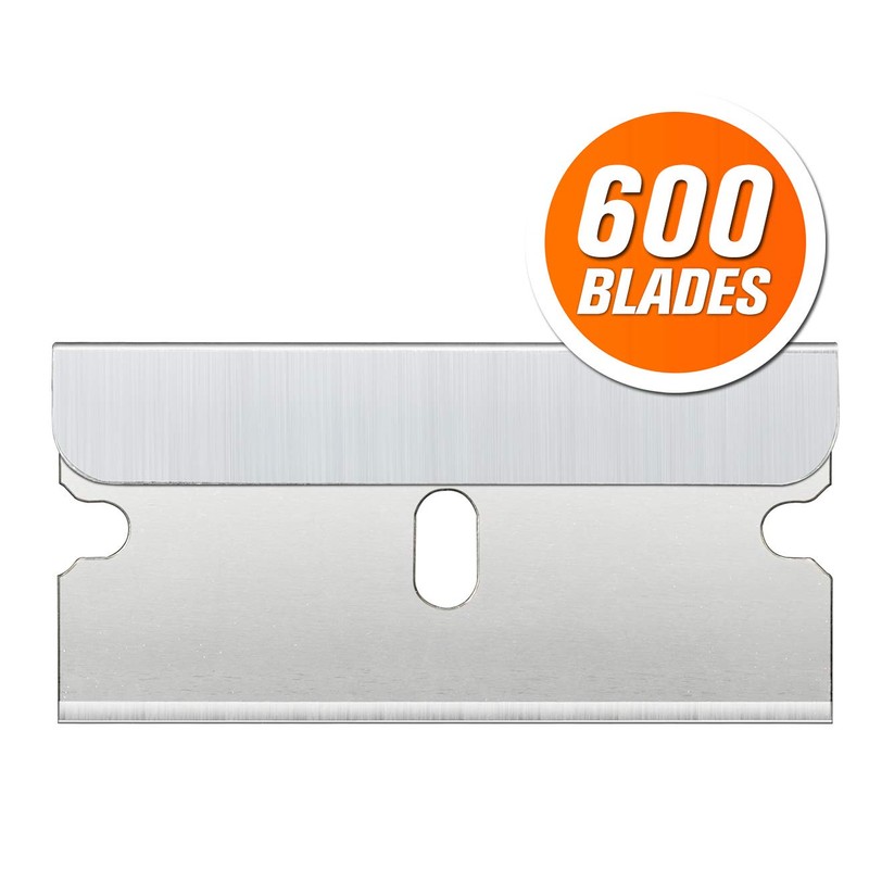 REXBETI 600PCS Single Edge Razor Blades, Industrial Razor Blades, Box