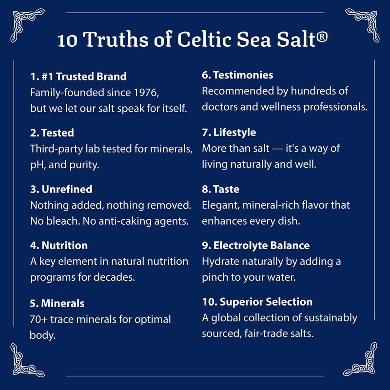 Celtic Sea Salt Kosher – Unrefined Sea Salt, Chef Trusted,