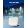 2 Pack Super Bright 6500k 10000lm LED Flood Lights Outdoor,100w