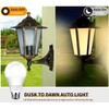 4 -Pack Dusk to Dawn LED Light Bulbs Outdoor,75 Watt