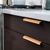 ESreake 4Pcs Hidden Long Finger Edge Pulls, 250mm Top Knobs