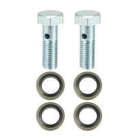 QUARKZMAN Set of 2 Universal Car Banjo Bolt Brake Adaptor M8 x 1.0