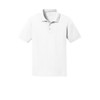 SPORT-TEK Youth PosiCharge RacerMesh Polo, White, Medium