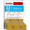 23 Gauge Pinner Nails (5/8",3/4",5/6",1",1-3/8") Assorted 5 Sizes' Headless Pin