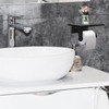Toilet Paper Holder with Natural Marble Shelf for Bathroom Washroom,Wall