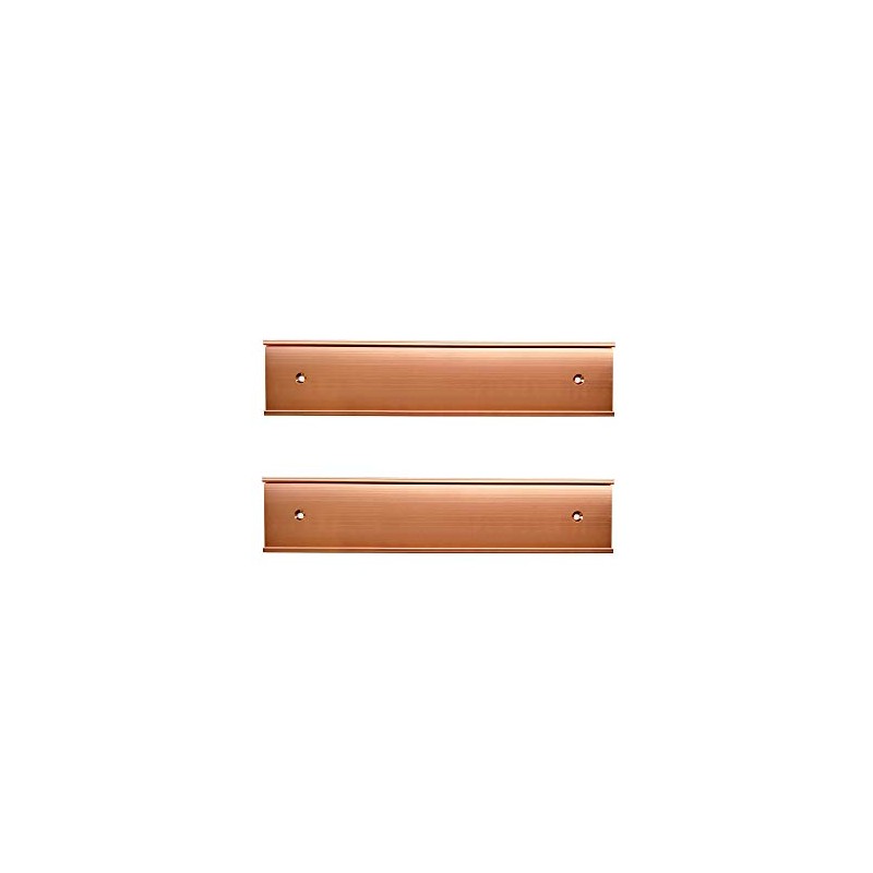 Nameplate Holder Wall or Door 2 Pack (2" x 10",
