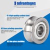 Gzhaimai Pack of 30 U624ZZ Ball Bearings / 4 x